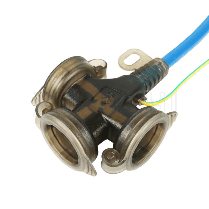 3 আউটলেট সকেট JL-55A, JL-55F সহ জাপান 3 পিন প্লাগ এক্সটেনশন কর্ড