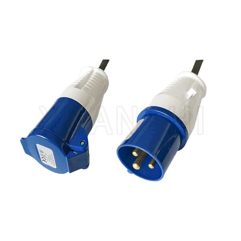 IP44 3 পিন শিল্প পুরুষ মহিলা এক্সটেনশন কর্ড XS-GY002, XS-GY002Z